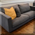 F49. Gray sofa. 